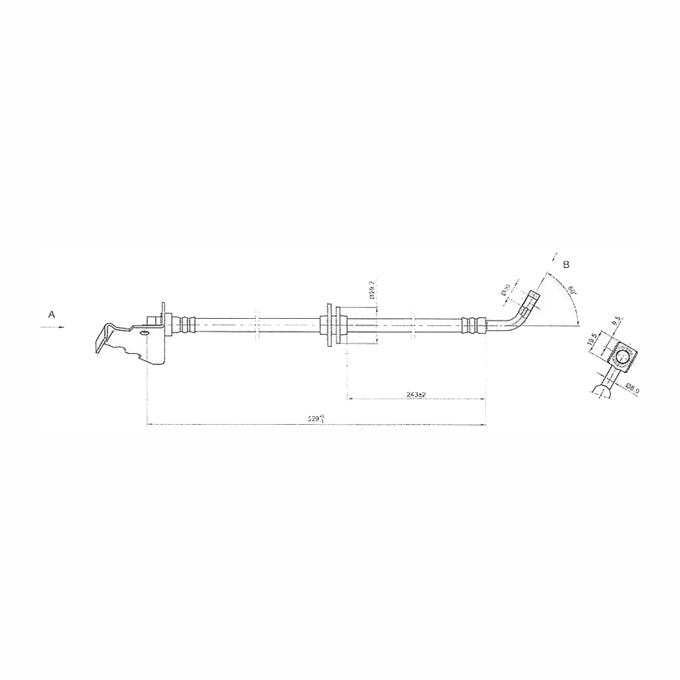 Protex Brake Hose H3439