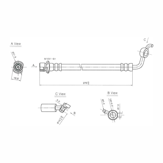 Protex Brake Hose H3459