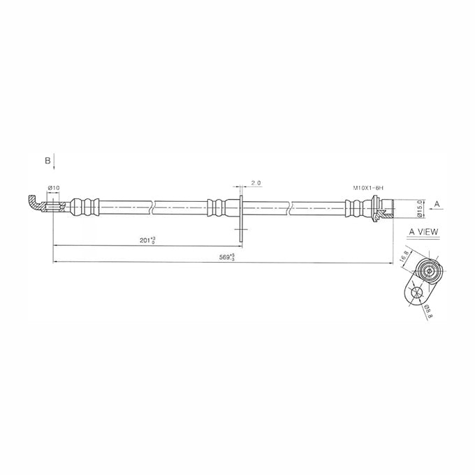 Protex Brake Hose H3487