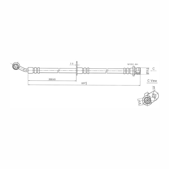 Protex Brake Hose H3496