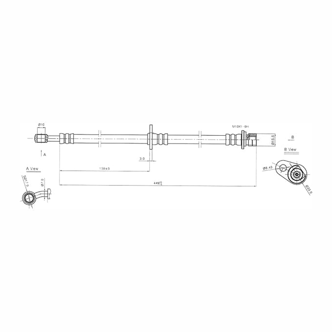 Protex Brake Hose H3498