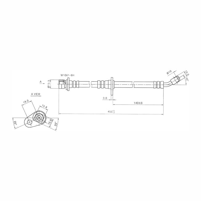 Protex Brake Hose H3500