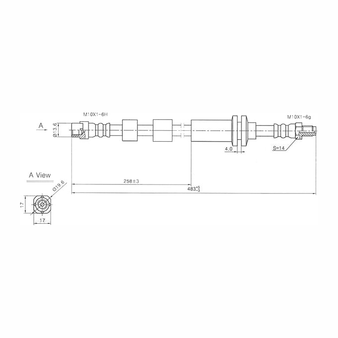 Protex Brake Hose H3536