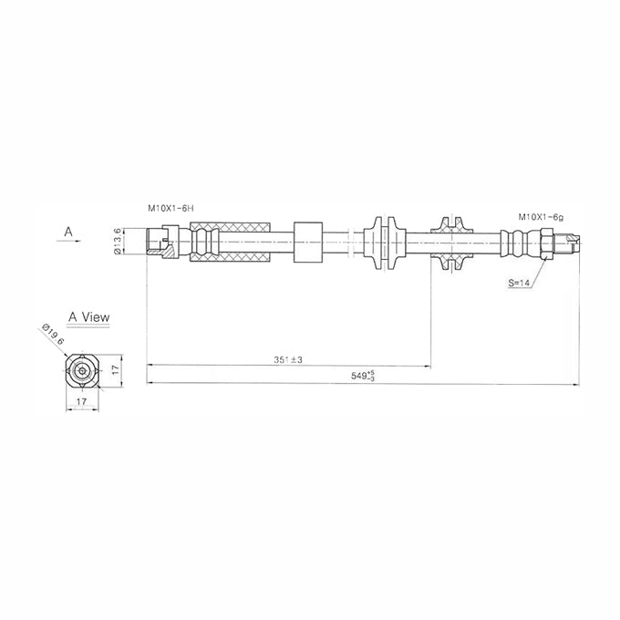 Protex Brake Hose H3537