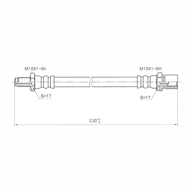 Protex Brake Hose H7275