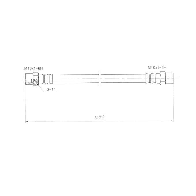 Protex Brake Hose H834