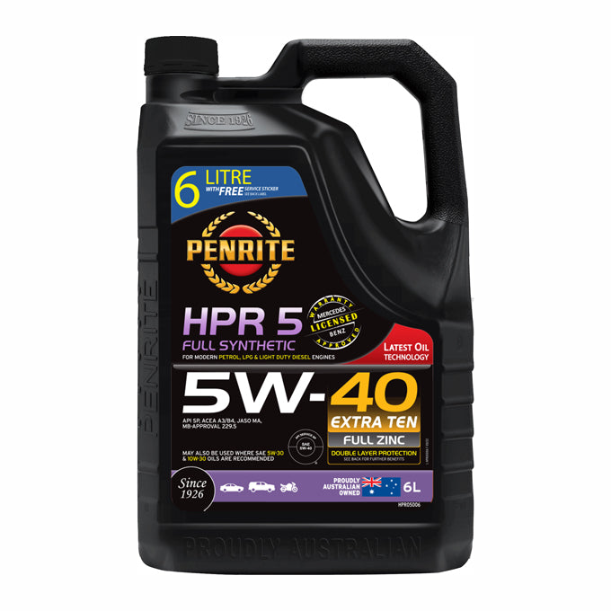 Pentrite HPR 5 Full Synthetic 5W-40 6L - HPR05006