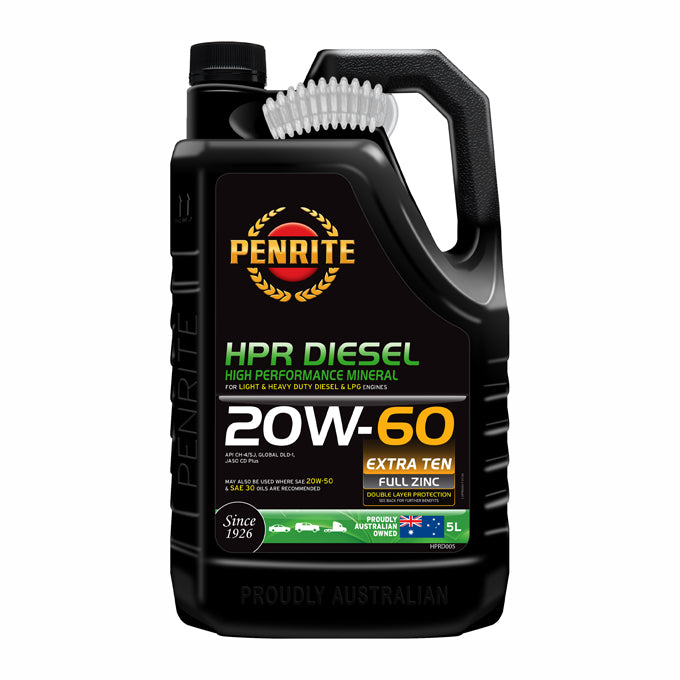 Penrite HPR Diesel Mineral 20W-60 5L - HPRD005