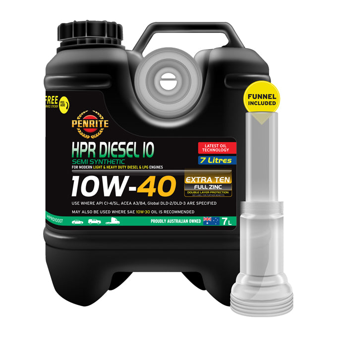 Penrite HPR Diesel 10 Semi Synthetic 10W-40 7L - HPRD10007