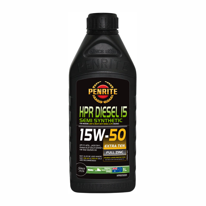 Penrite HPR Diesel 15 Semi Synthetic 15W-50 1L - HPRD15001