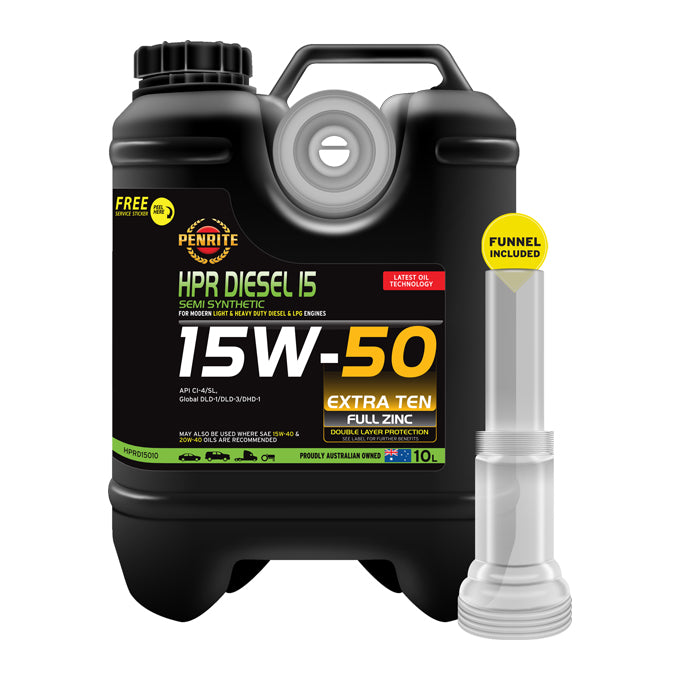 Penrite HPR Diesel 15 Semi Synthetic 15W-50 10L - HPRD15010