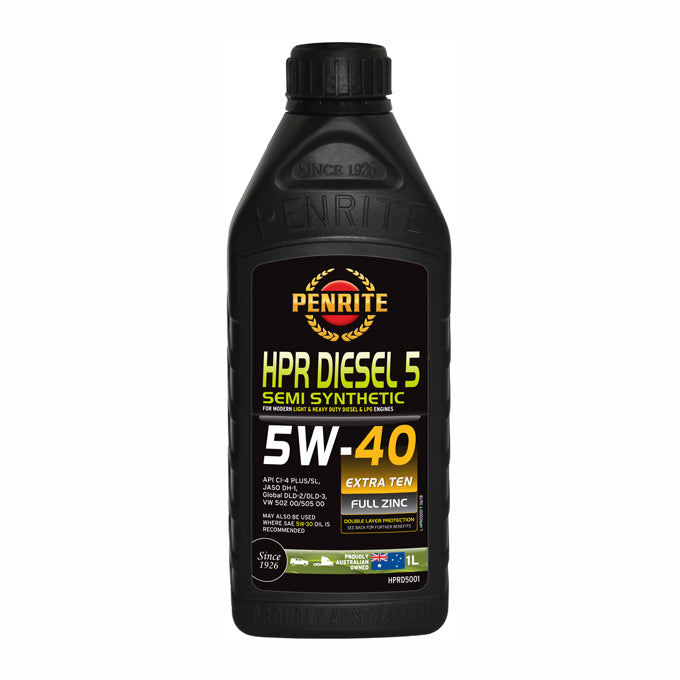 Penrite HPR Diesel 5 Semi Synthetic 5W-40 1L - HPRD5001