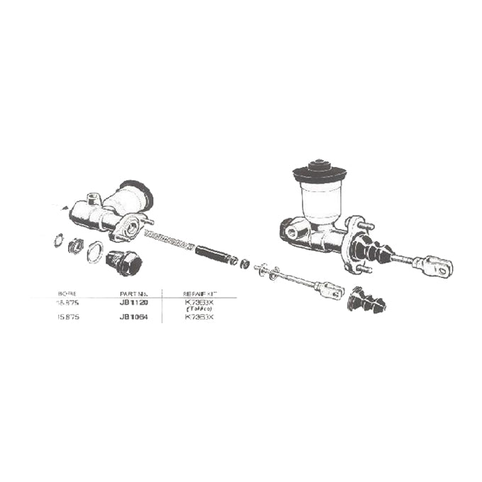 Protex Clutch Master Cylinder JB1120