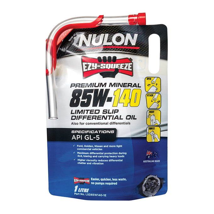 Nulon Premium Mineral 85W-140 Limited Slip Differential Oil 1L - LSD85W140-1E