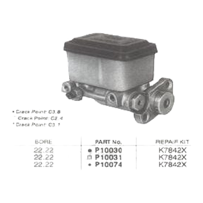 Protex Brake Master Cylinder P10074