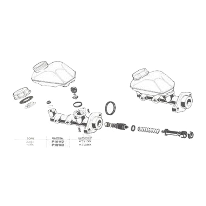 Protex Brake Master Cylinder P10163