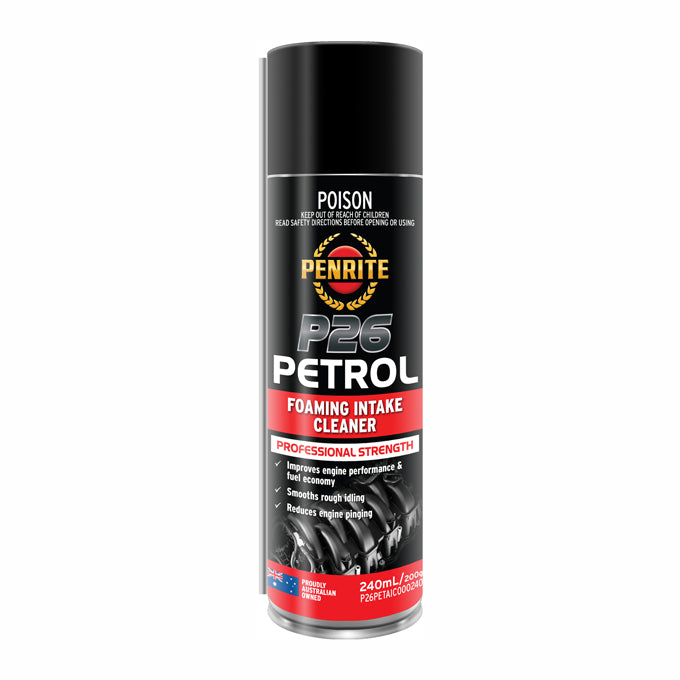 Penrite P26 Petrol Foaming Intake Cleaner 240mL - P26PETAIC000240
