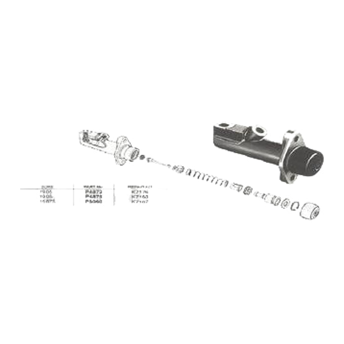 Protex Brake Master Cylinder P5060
