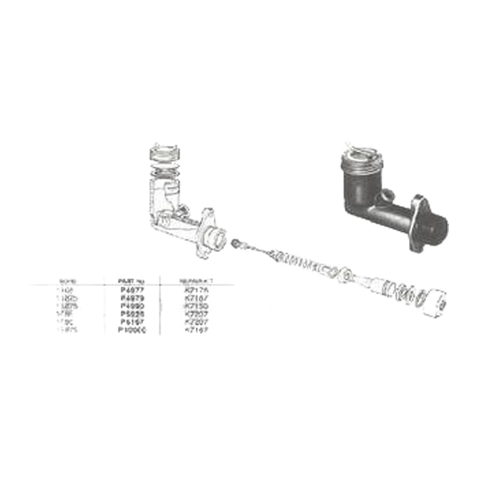Protex Clutch Master Cylinder P6167