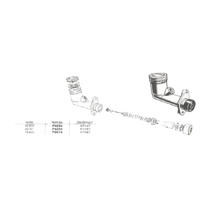 Protex Clutch Master Cylinder P6253