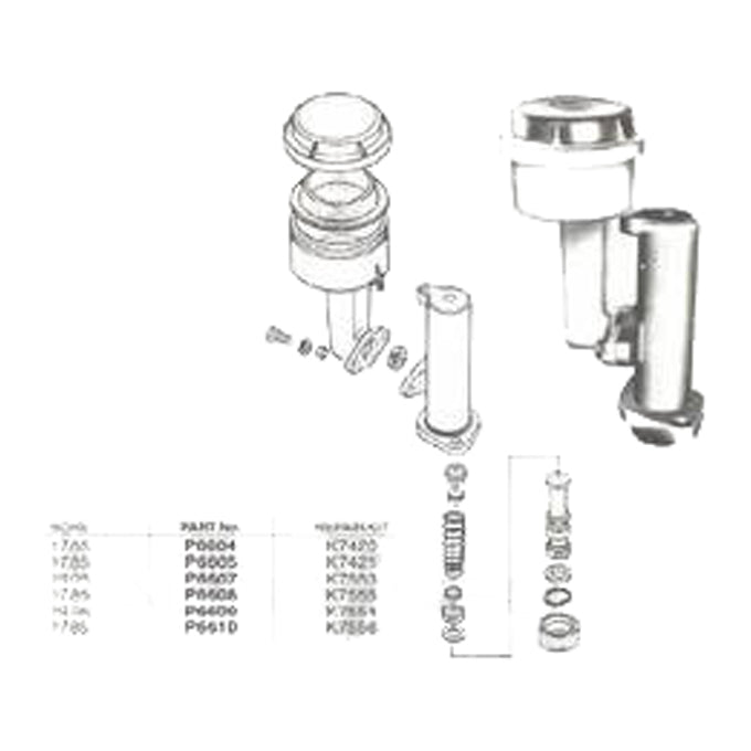 Protex Brake Master Cylinder P6610