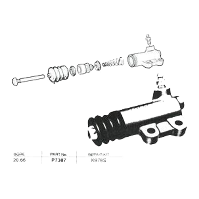 Protex Slave Cylinder P7387