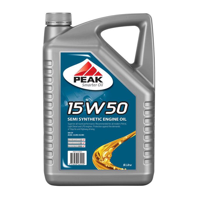 Peak Semi Synthetic 15W-50 5L - PKES1550005