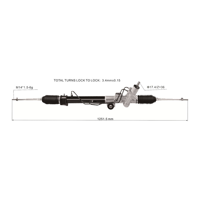 Basco Power Steering Rack PSR1015