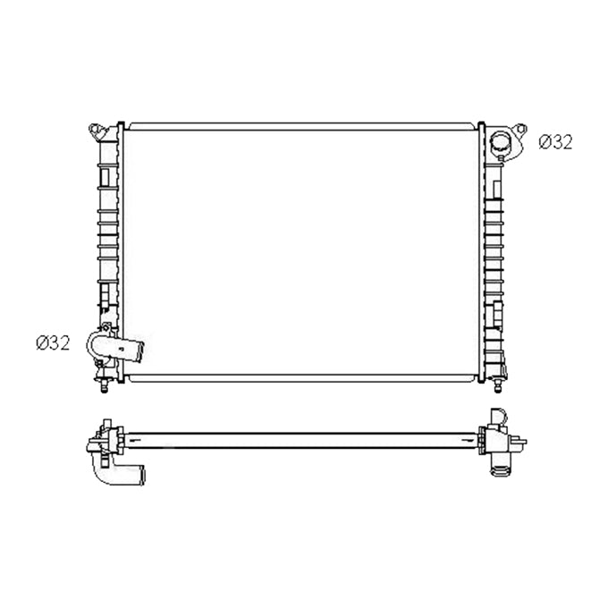 Protex Radiator RADB190P