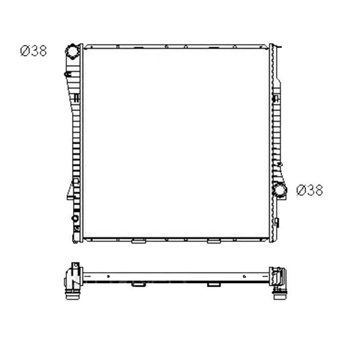 Protex Radiator RADB250P