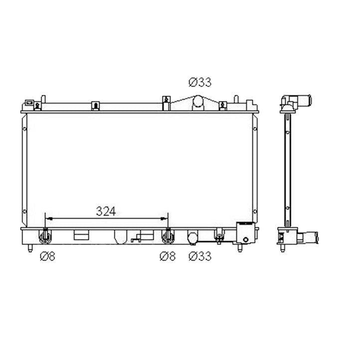 Protex Radiator RADCH177P