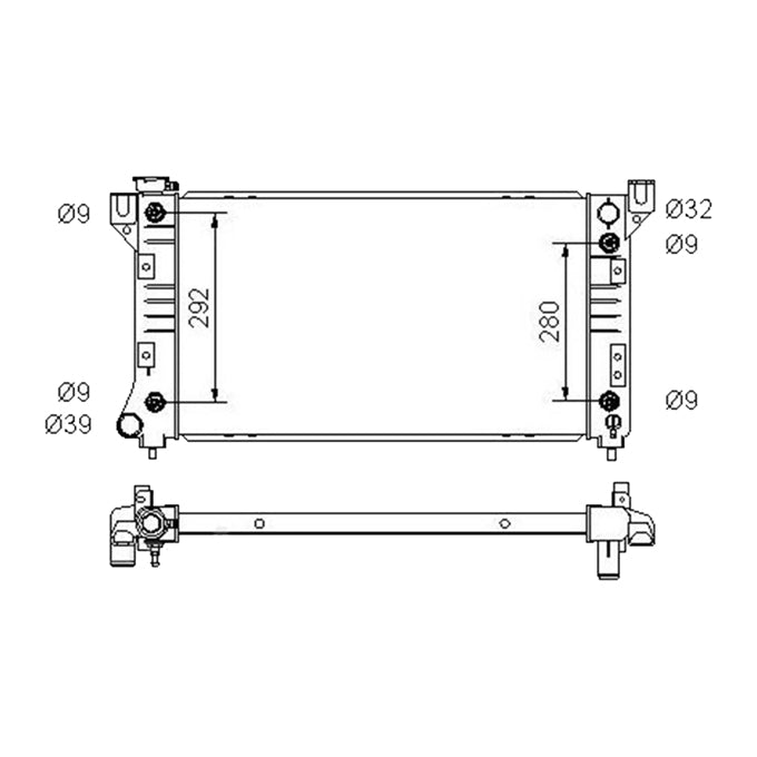 Protex Radiator RADCH179P