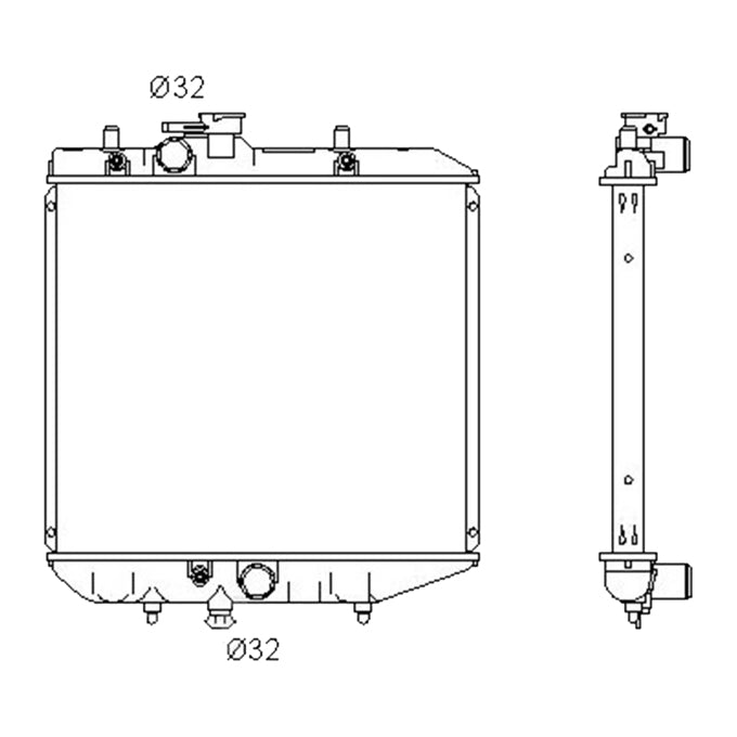 Protex Radiator RADDA181P