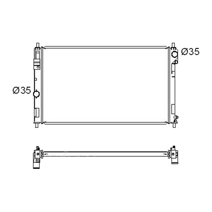 Protex Radiator RADDO292P