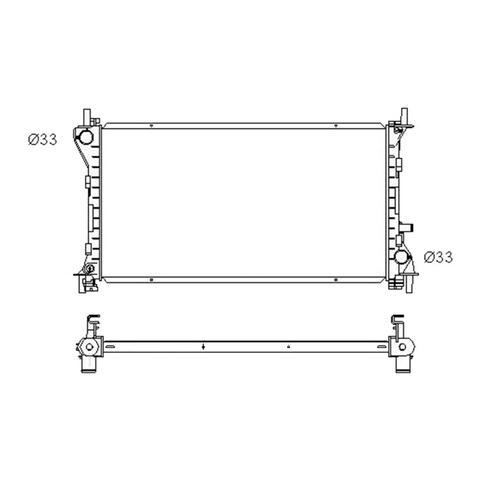 Protex Radiator RADF004P