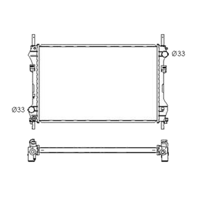 Protex Radiator RADF058P