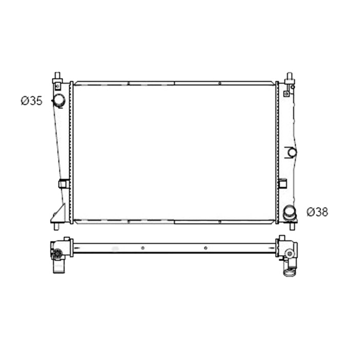 Protex Radiator RADF082P