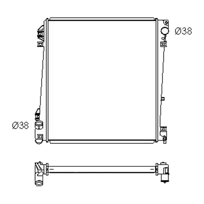 Protex Radiator RADF114P