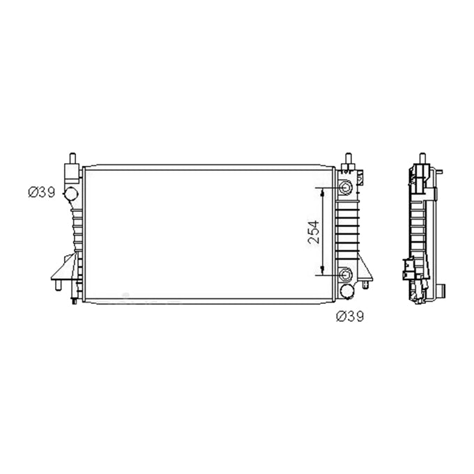 Protex Radiator RADF116P
