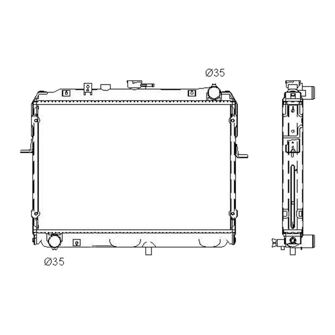 Protex Radiator RADF236P