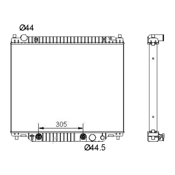 Protex Radiator RADF239P