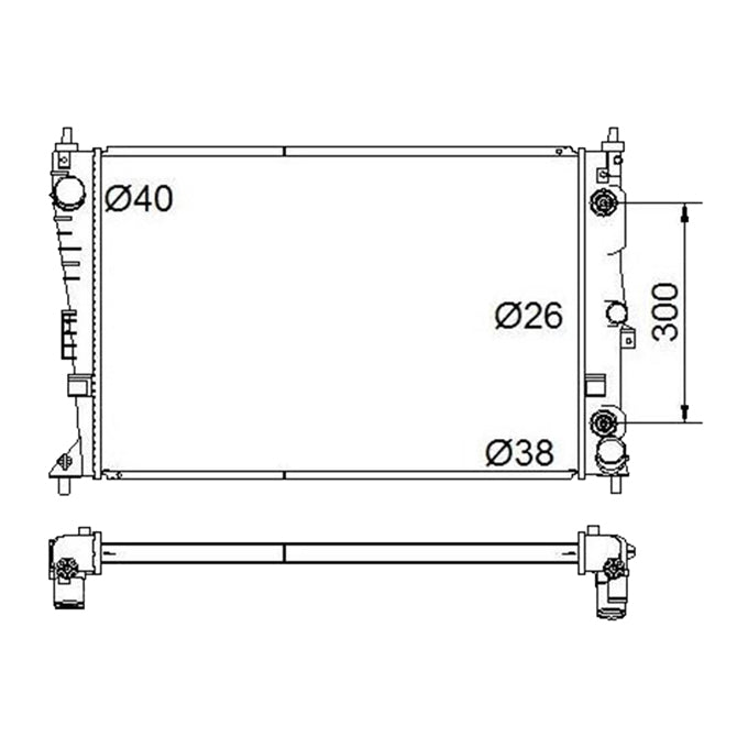 Protex Radiator RADF306P