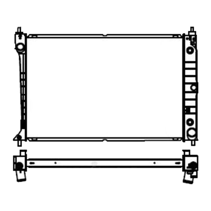 Protex Radiator RADF525P