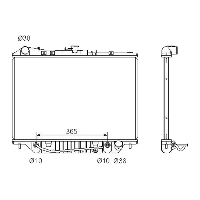 Protex Radiator RADH008P