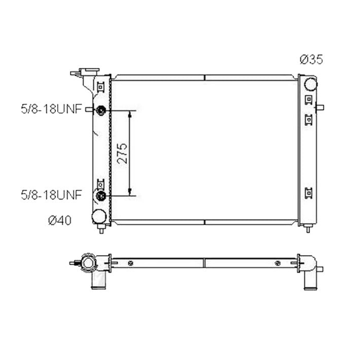 Protex Radiator RADH011P