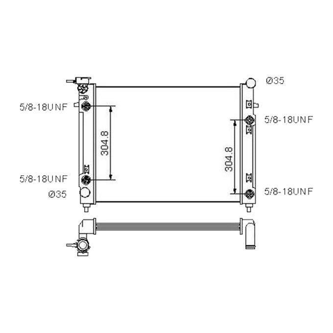 Protex Radiator RADH074P