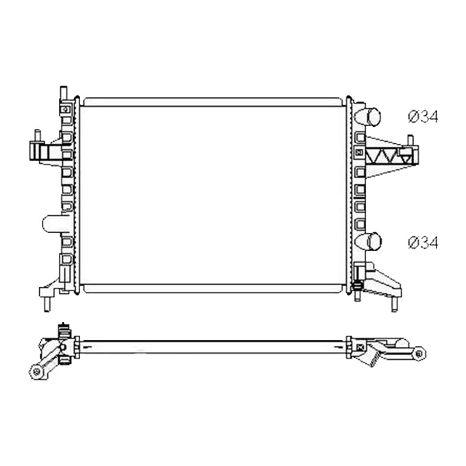 Protex Radiator RADH076P