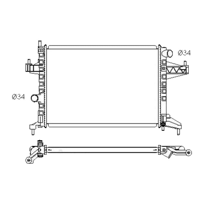 Protex Radiator RADH077P
