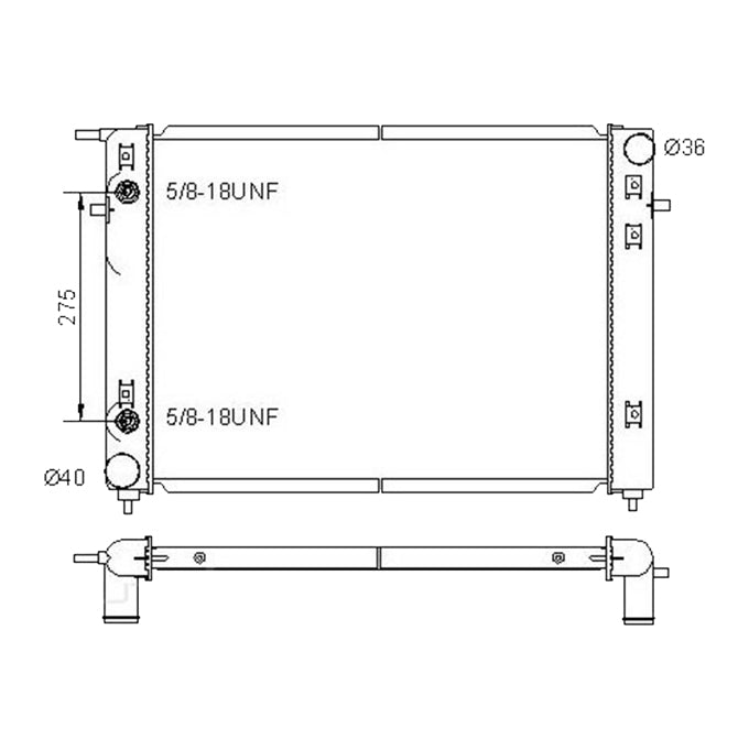 Protex Radiator RADH183P
