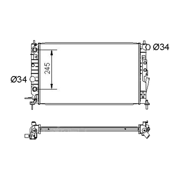 Protex Radiator RADH232P